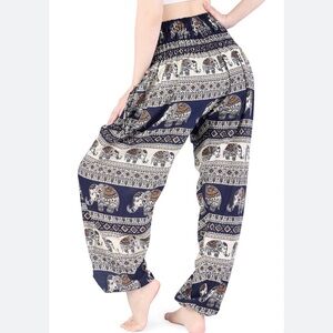 Joob Joob Elephant Print Harem Pants